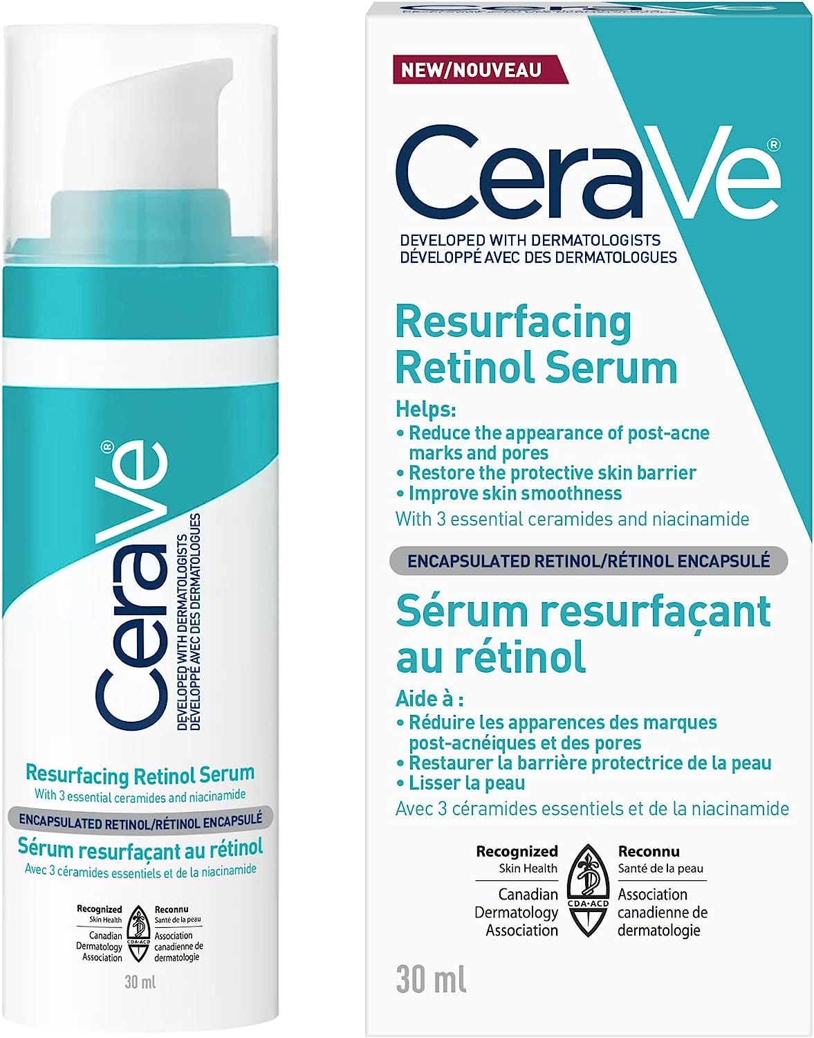 CeraVe RESURFACING RETINOL SERUM FOR FACE